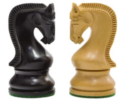 Leningrad Series Ebonised Chess Men 4 Inch 10 Leningrad Series Ebonised Chess Men 4 Inch -Chess Shop RCP148 04