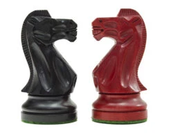 Broadbase Chess Men In Red And Black 3.75 Inch -Chess Shop RCP154 03