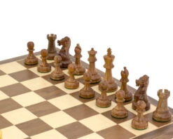 Executive Staunton Chessmen In Sheesham 3 Inches -Chess Shop RCP1568 03