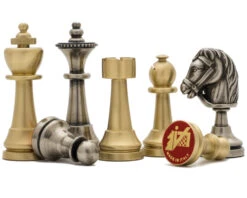 The Turin Metal Chess Men By Italfama -Chess Shop RCP157 02