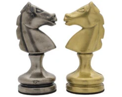 The Vicenza Brass And Nickel Plated 4.75 Inch Chess Men -Chess Shop RCP158 03