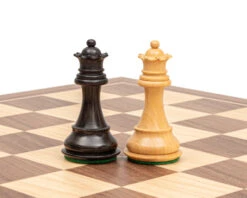 The Stallion Knight Ebonised Chess Pieces 3.5 Inch -Chess Shop RCP161 05