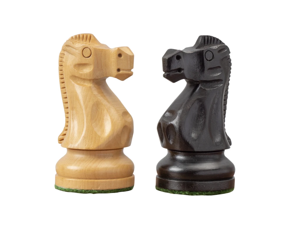 The Levisham 3.5 Inch Ebonised Chess Men 3 The Levisham 3.5 Inch Ebonised Chess Men - Image 3