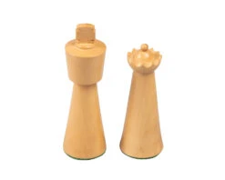Art Deco Ebonised And Boxwood Chess Pieces 3.5 Inch -Chess Shop RCP165 03