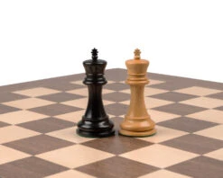 Reproduction Staunton Ebony Chessmen 1890 Model 3.5 Inch -Chess Shop RCP171 04