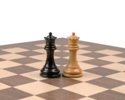 Reproduction Staunton Ebony Chessmen 1890 Model 3.5 Inch -Chess Shop RCP171 05