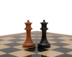 Reproduction Staunton Chessmen 1849 Model 4.4 Inch King In Antiqued Boxwood And Ebony 13 Reproduction Staunton Chessmen 1849 Model 4.4 Inch King In Antiqued Boxwood And Ebony -Chess Shop RCP175 06