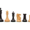 The 1853 Paulsen Reproduction 3.5 Inch Chess Men In Ebony
