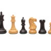 The Warwick Series 3 Inch Ebonised Chessmen