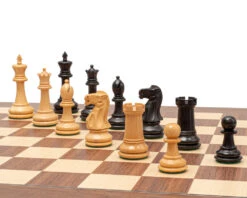 The Warwick Series 3.25 Inch Ebonised Chessmen -Chess Shop RCP179 06