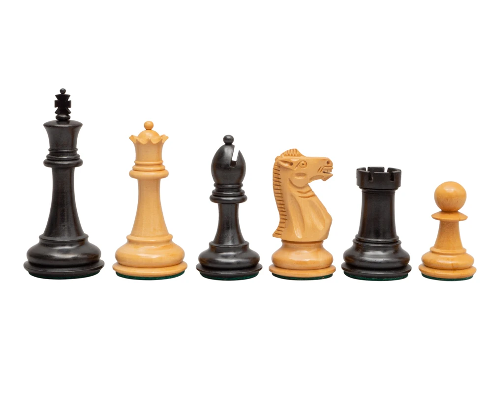 The Arundel Ebonised Staunton 3.5 Inch Chess Men (49350) 1 The Arundel Ebonised Staunton 3.5 Inch Chess Men (49350)