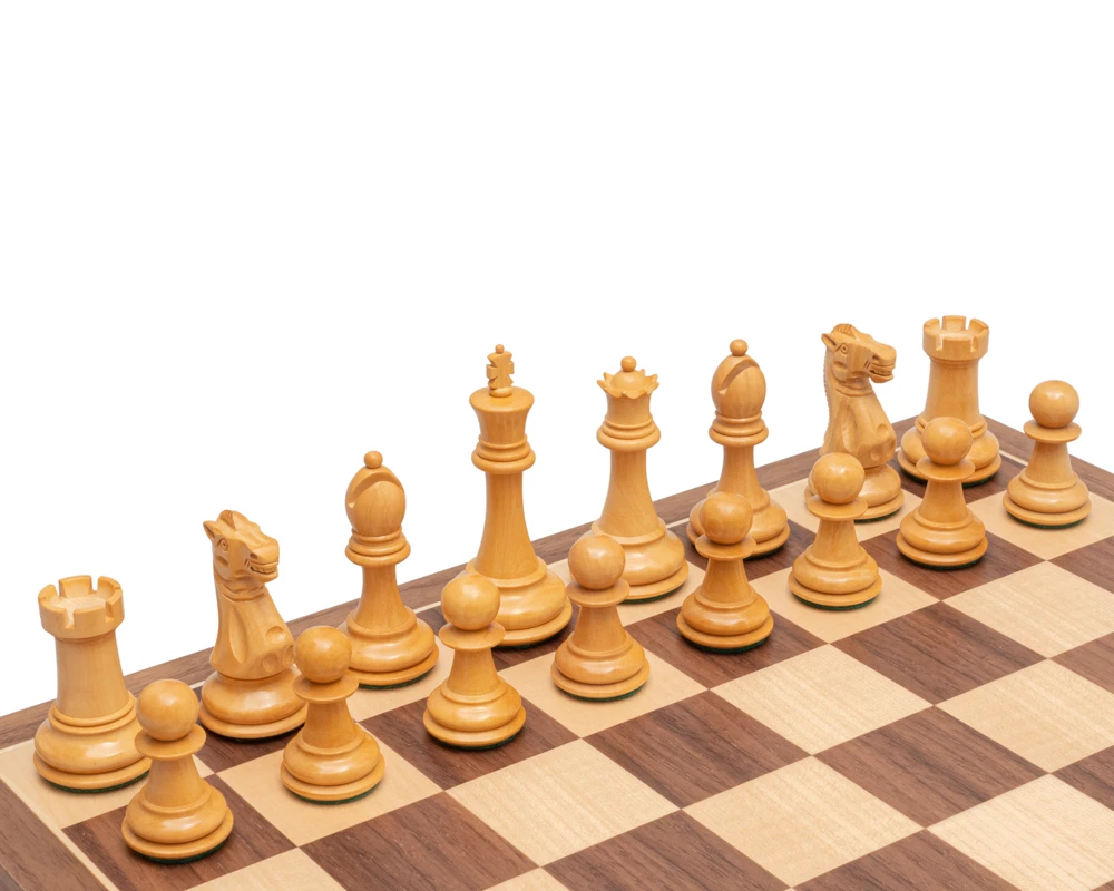 The Arundel Ebonised Staunton 3.5 Inch Chess Men (49350) 3 The Arundel Ebonised Staunton 3.5 Inch Chess Men (49350) - Image 3