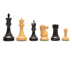 The Abingdon 3.5 Inch Ebonised Chess Men (49040)