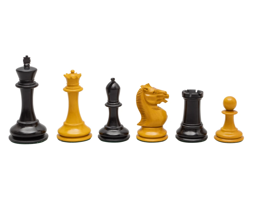 The Harrwitz Black And Antiqued Reproduction Chess Men 3.5 Inch 1 The Harrwitz Black And Antiqued Reproduction Chess Men 3.5 Inch