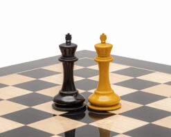 The Harrwitz Black And Antiqued Reproduction Chess Men 3.5 Inch 14 The Harrwitz Black And Antiqued Reproduction Chess Men 3.5 Inch -Chess Shop RCP183 05