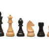 Down Head Ebonised Chess Men 3.75 Inch