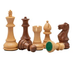 3.5 Inch Classic Staunton Chessmen Acacia Wood -Chess Shop RCP188 02