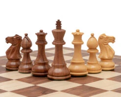 3.5 Inch Classic Staunton Chessmen Acacia Wood -Chess Shop RCP188 06