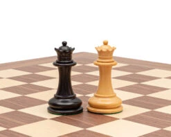 1851 Reproduction Staunton Ebony Chessmen 4.4 Inch -Chess Shop RCP190 05