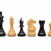 Fierce Knight Ebonised Chessmen 4 Inch