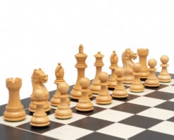 Fierce Knight Ebonised Chessmen 4 Inch 9 Fierce Knight Ebonised Chessmen 4 Inch -Chess Shop RCP191 03