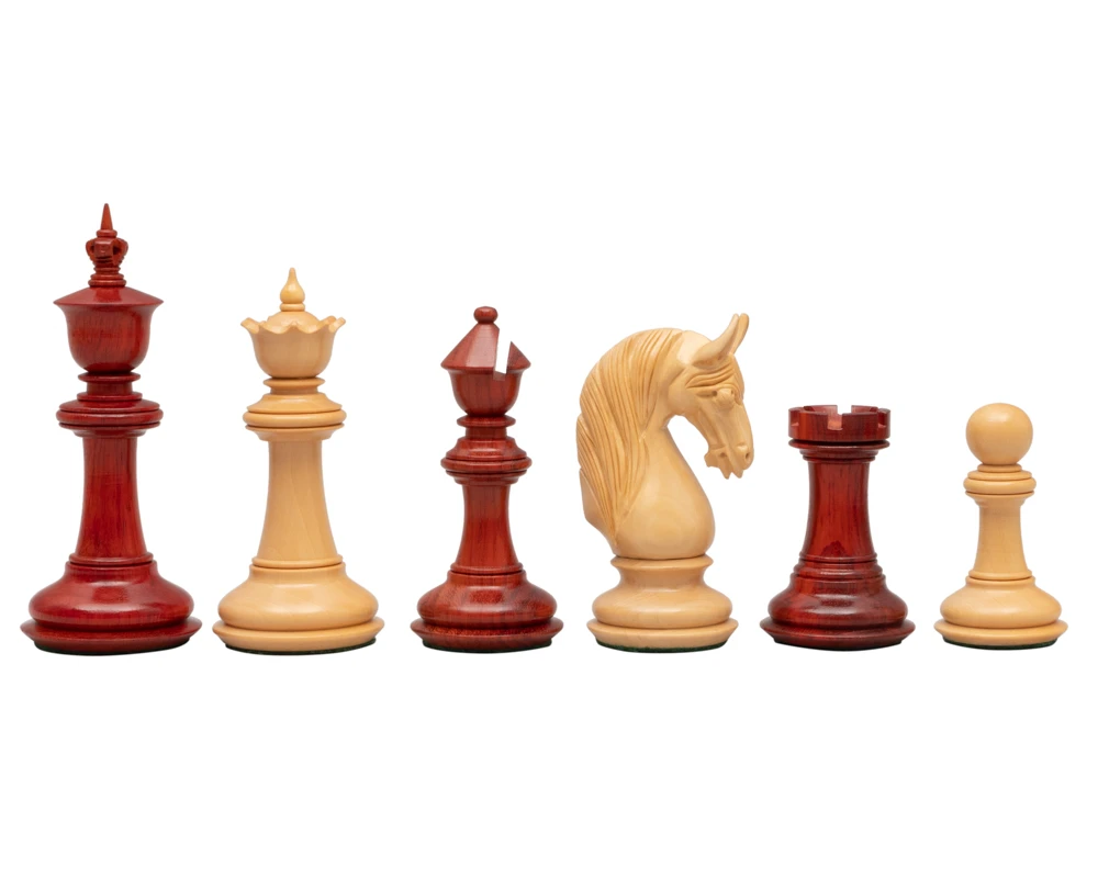 Blackburne Luxury Padauk Chess Men 4.5 Inch 1 Blackburne Luxury Padauk Chess Men 4.5 Inch