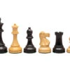 British Ebonised Chess Men 3.5 Inch