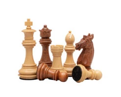 The Trapani Acacia 3.35 Inch Italian Chess Men -Chess Shop RCP198 03