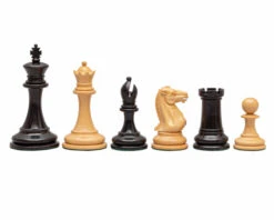 The Rochester Ebony Chessmen 4 Inch