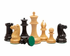Original Staunton 1849 Ebony Chess Men 4.4 Inch -Chess Shop RCP200 02