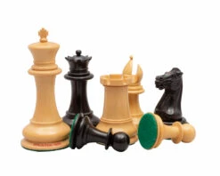 Original Staunton 1849 Ebony Chess Men 4.4 Inch -Chess Shop RCP200 03