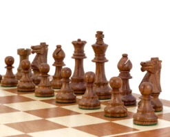 British Series Staunton Chessmen In Sheesham 3.75 Inches -Chess Shop RCP2021 03