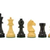 The Stourhead Ebonised Chess Men 2.95 Inch
