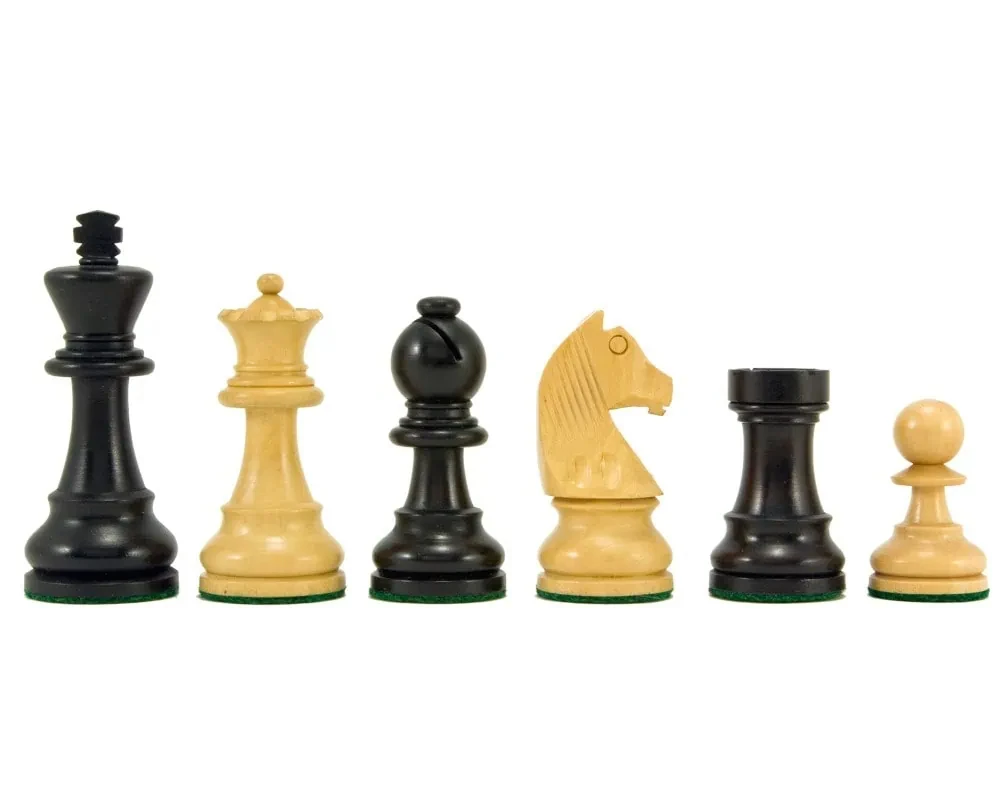 The Stourhead Ebonised Chess Men 2.95 Inch 1 The Stourhead Ebonised Chess Men 2.95 Inch