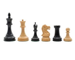 The Coronation Luxury Ebony Miniature Chess Men