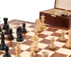 Down Head Black Grand Championship Chess Set 6 Down Head Black Grand Championship Chess Set -Chess Shop RCPB004 02