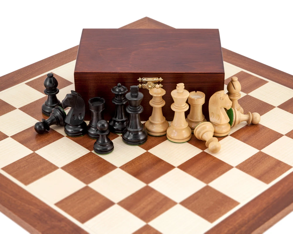 Down Head Black Grand Championship Chess Set 4 Down Head Black Grand Championship Chess Set - Image 4