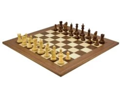 Madrid Grand Sheesham And Walnut Luxury Chess Set