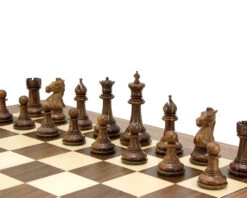 Madrid Grand Sheesham And Walnut Luxury Chess Set 9 Madrid Grand Sheesham And Walnut Luxury Chess Set -Chess Shop RCPB026 02