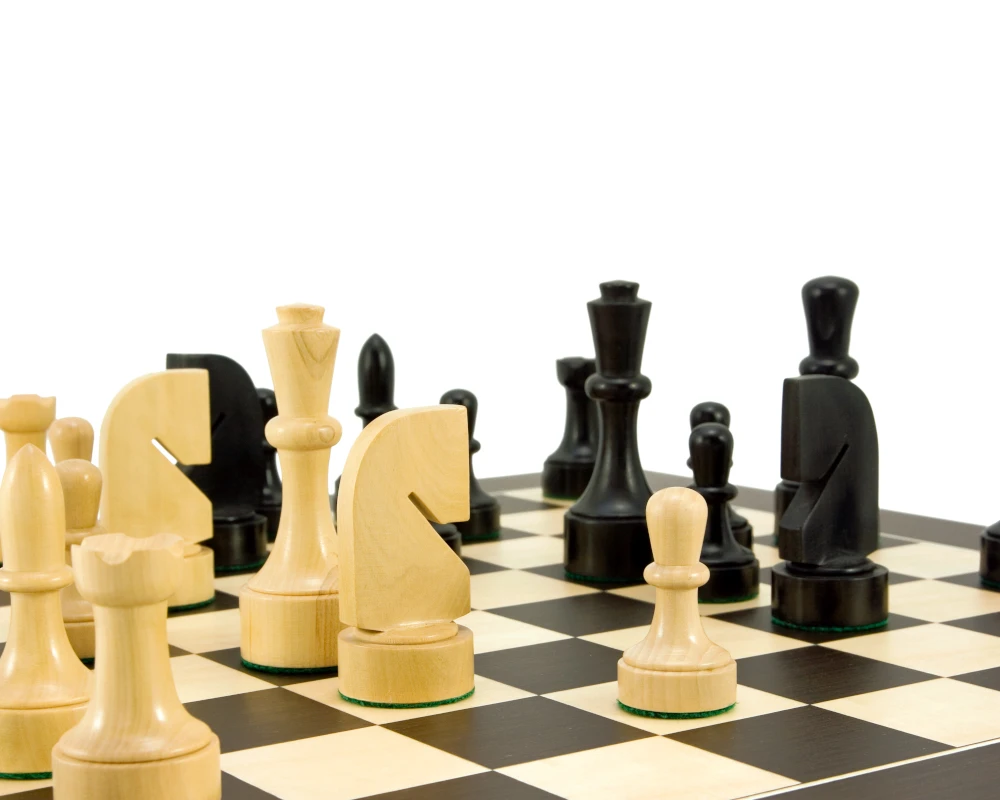 Contemporary Series Wenge Chess Set 4 Contemporary Series Wenge Chess Set - Image 4