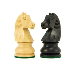 French Knight Ebonised Classic Chess Set -Chess Shop RCPB058 06