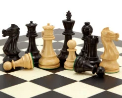 Frankfurt Grand Black Chess Set -Chess Shop RCPB103 05