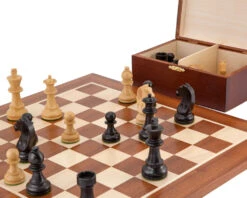 Down Head Black Championship Chess Set 9 Down Head Black Championship Chess Set -Chess Shop RCPB130 02