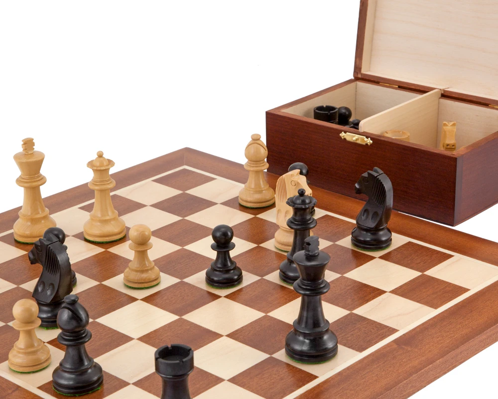 Down Head Black Championship Chess Set 3 Down Head Black Championship Chess Set - Image 3