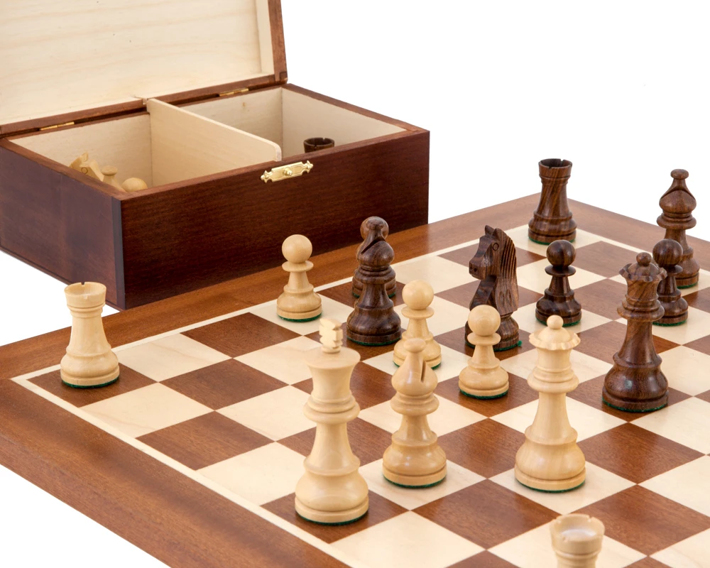 Down Head Sheesham Championship Chess Set 2 Down Head Sheesham Championship Chess Set - Image 2