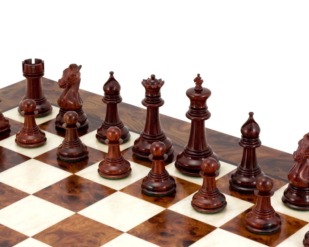 Madrid Rosewood And Briar Luxury Chess Set 2 Madrid Rosewood And Briar Luxury Chess Set - Image 2