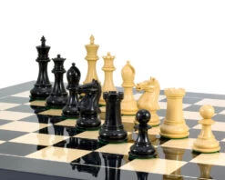 Sentinel Grand Ebony And Anegre Chess Set -Chess Shop RCPB148 04