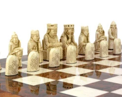 The Isle Of Lewis Italian Dark Walnut Chess Set -Chess Shop RCPB157 02