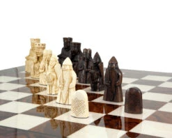 The Isle Of Lewis Italian Dark Walnut Chess Set -Chess Shop RCPB157 05