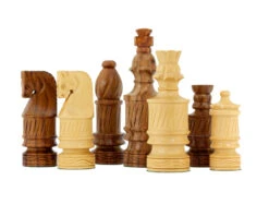 Coiled Jerusalem Sheesham And Walnut Chess Set -Chess Shop RCPB164 06
